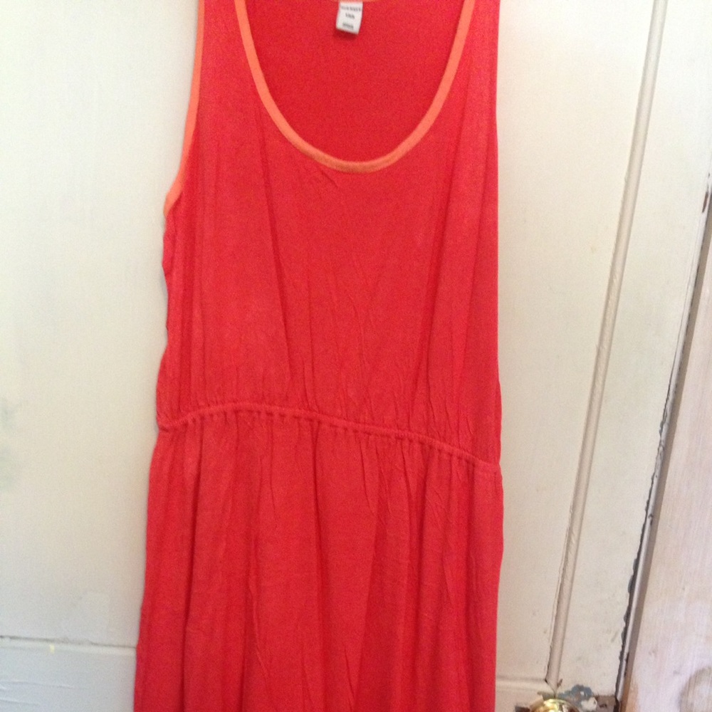 Coral dress