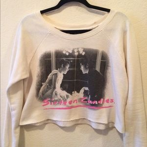 Cropped graphic 16 Candles sweatshirt