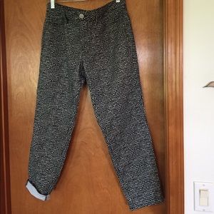 LOFT Brand Printed Ankle Denim