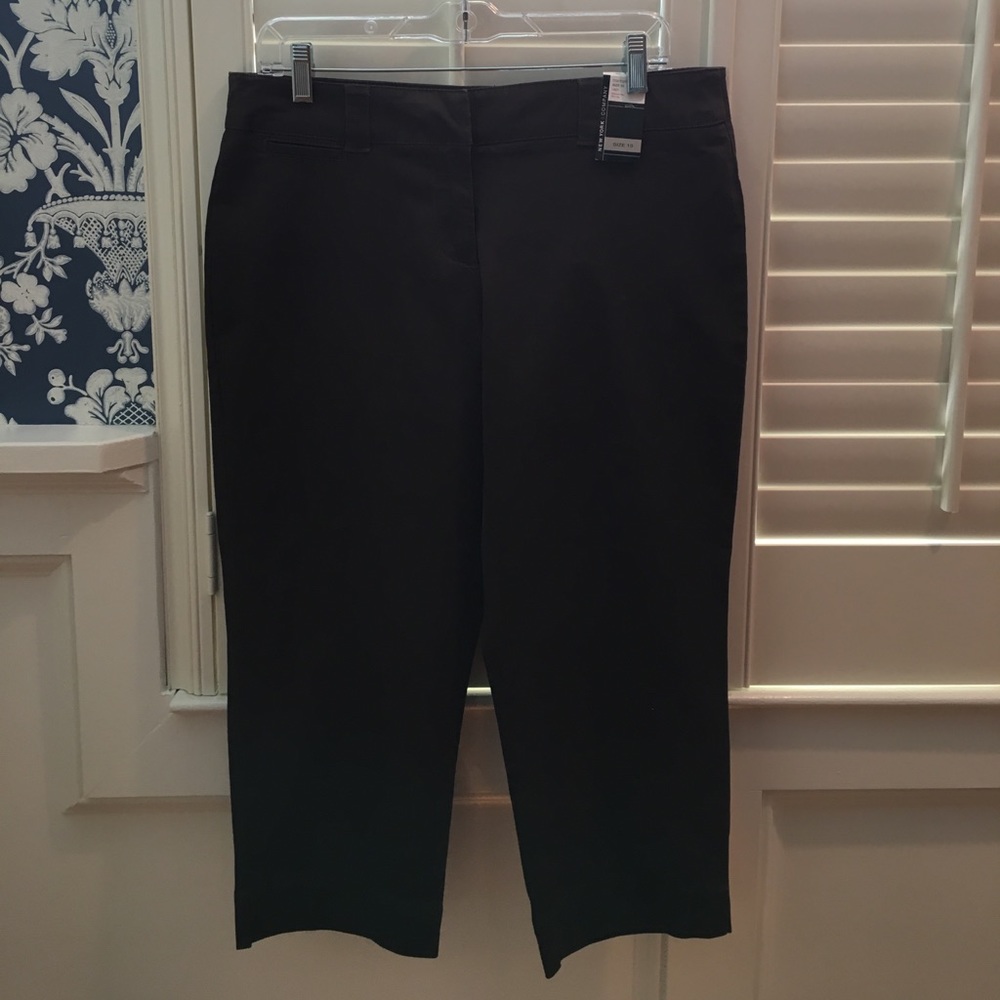 Manhattan Chino Capris in Chocolate Brown size 10 - Picture 2 of 8