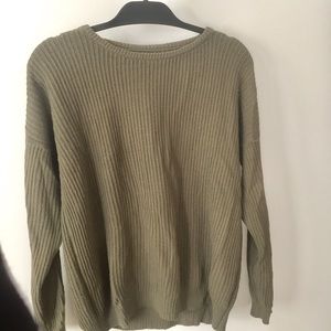 Brandy Melville Khaki Sweater