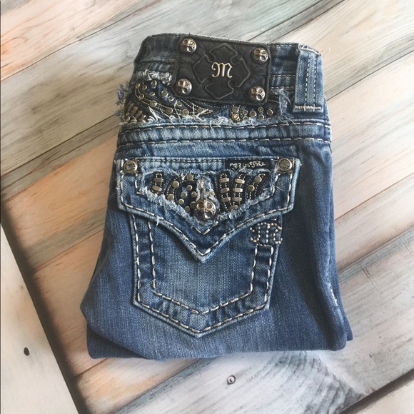 SOLD Miss Me 24x31 Skinny. 0270 Jeans - Picture 4 of 7