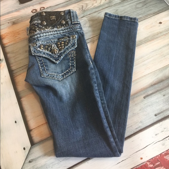 SOLD Miss Me 24x31 Skinny. 0270 Jeans - Picture 5 of 7