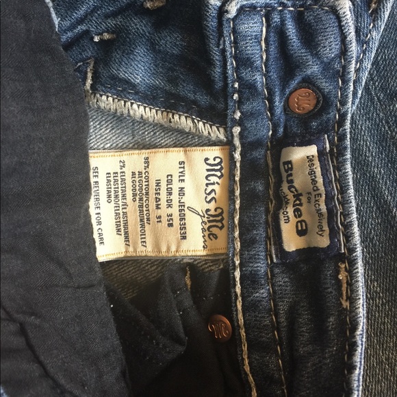 SOLD Miss Me 24x31 Skinny. 0270 Jeans - Picture 6 of 7