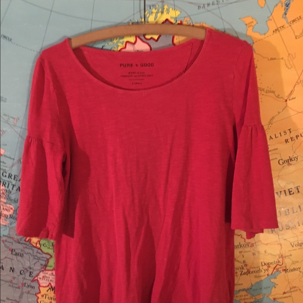 Pure & Good bell-sleeve shirt