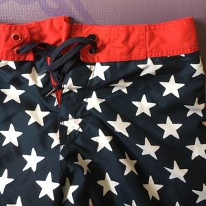 Stars and Stripes America Swim Trunks