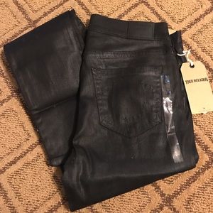 True Religion Metallic coated pants size 29
