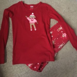 Sock monkey pajamas
