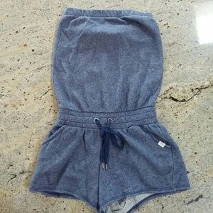 Victoria's secret blue romper 's. NWOT.