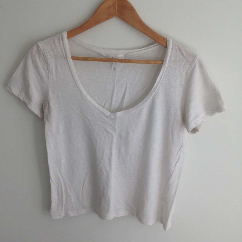 White Crop Top