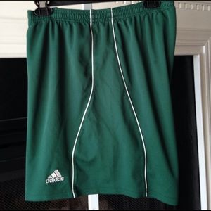 Mens adidas Climalite Green Athletic Shorts XL