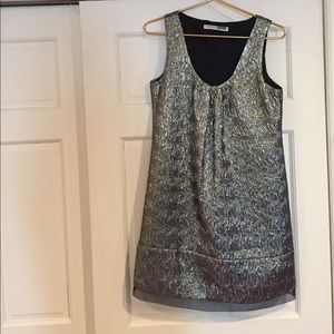 Silver party dress