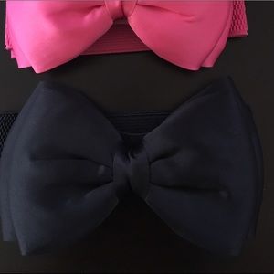 Elastic Bow Belt Black 🖤