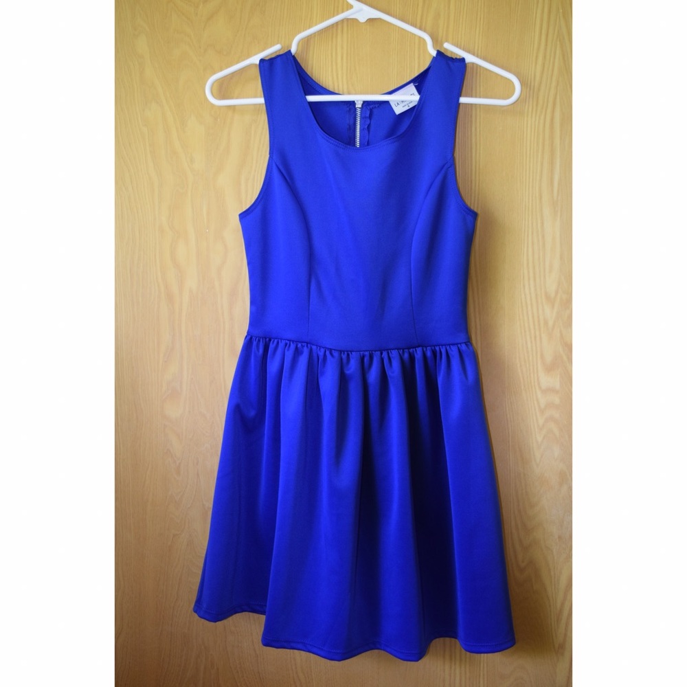 LA Hearts Cobalt Blue Dress