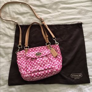 Small Pink Coach Handbag