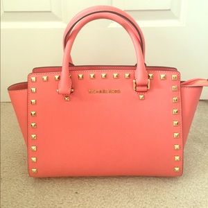 Pink Grapefruit Studded Michael Kors