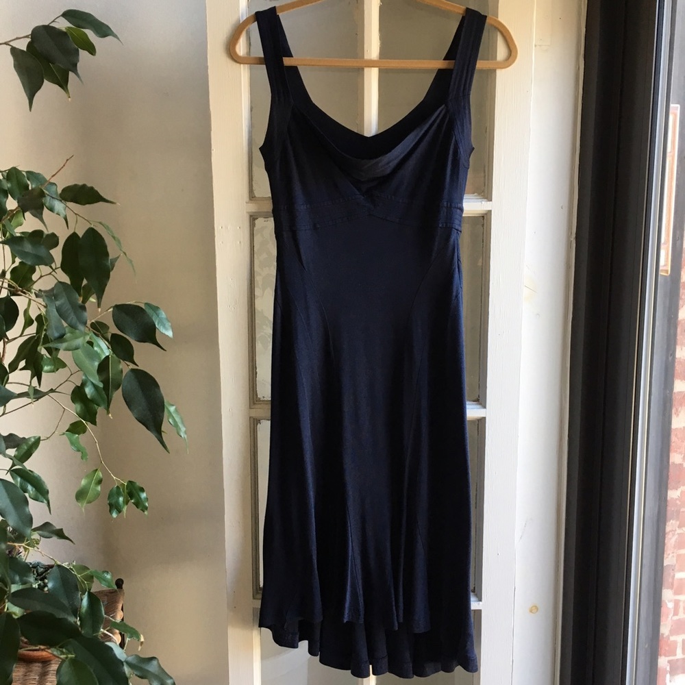 Diane von Furstenberg navy dress