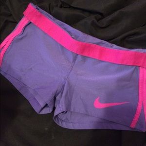 Nike dri fit cheer shorts size medium