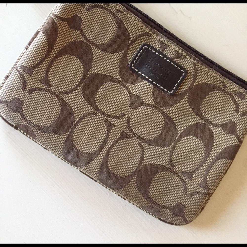 Coach small wristlet