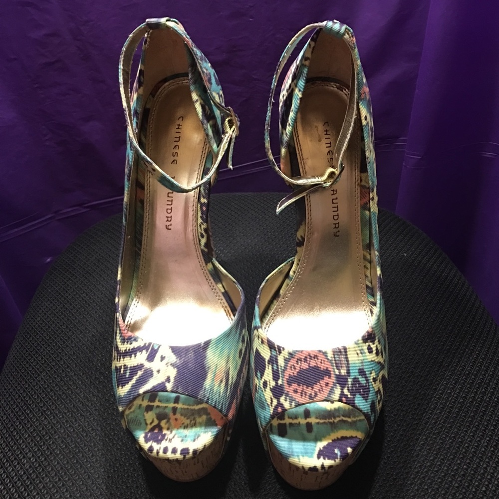 Colorful Chinese Laundry Heels