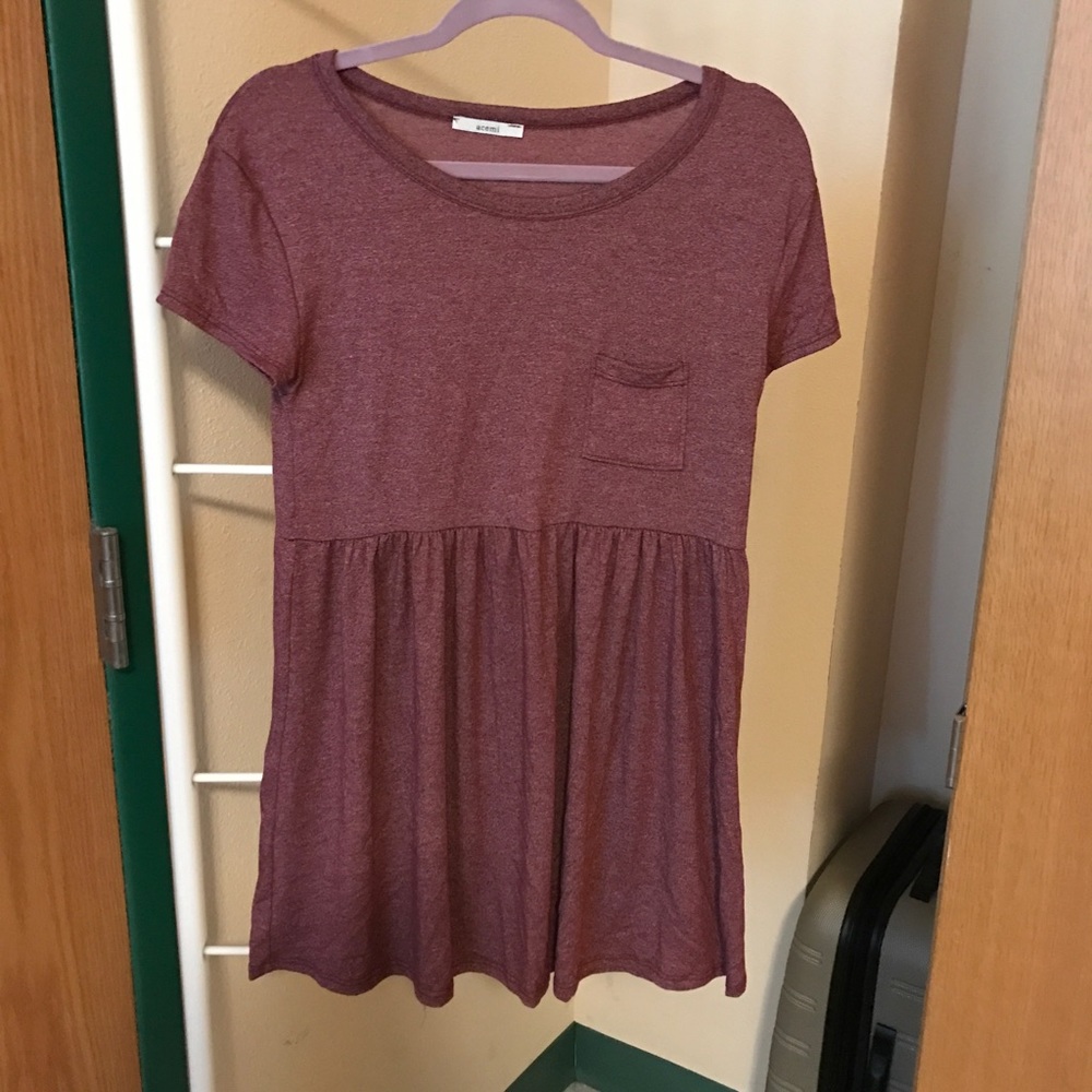 Acemic Babydoll T-Shirt Dress