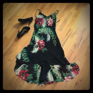 Eva Blue Chiffon Dress