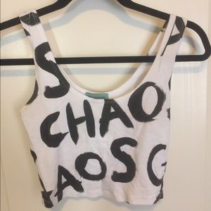 Urban Outfitters chaos crop top