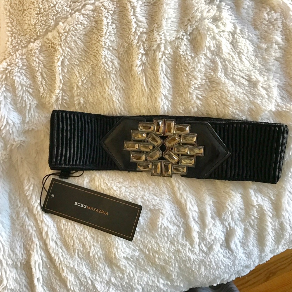 BCBG Ebony Elastic Belt