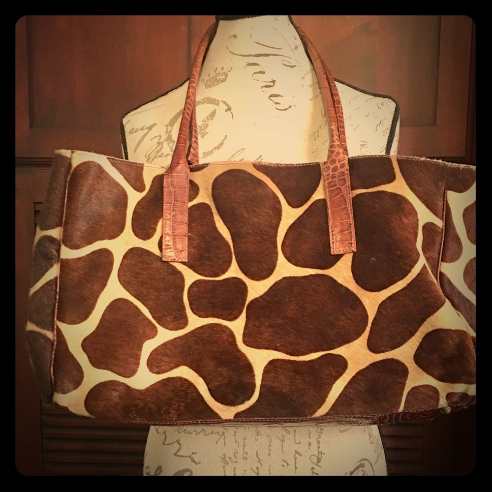 Beautiful Cow Fur Tote
