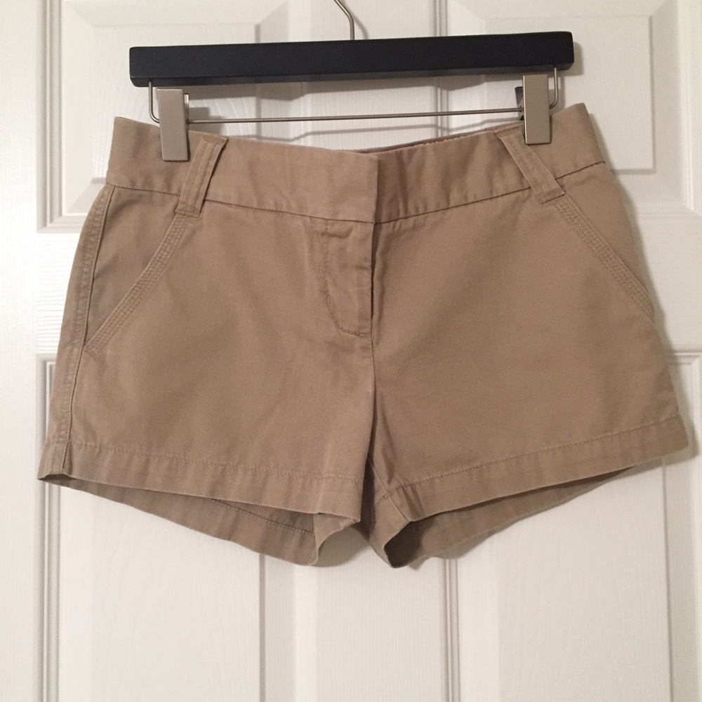 NWT J.Crew Chino Khaki Shorts