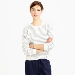 J Crew Shadow Striped Sweater