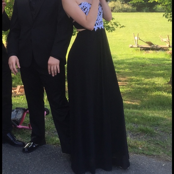 Deja Vu Strapless Prom Dress - Picture 3 of 4