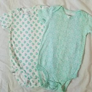 NWOT Bundle of 2 Carter's onesies | 12 month