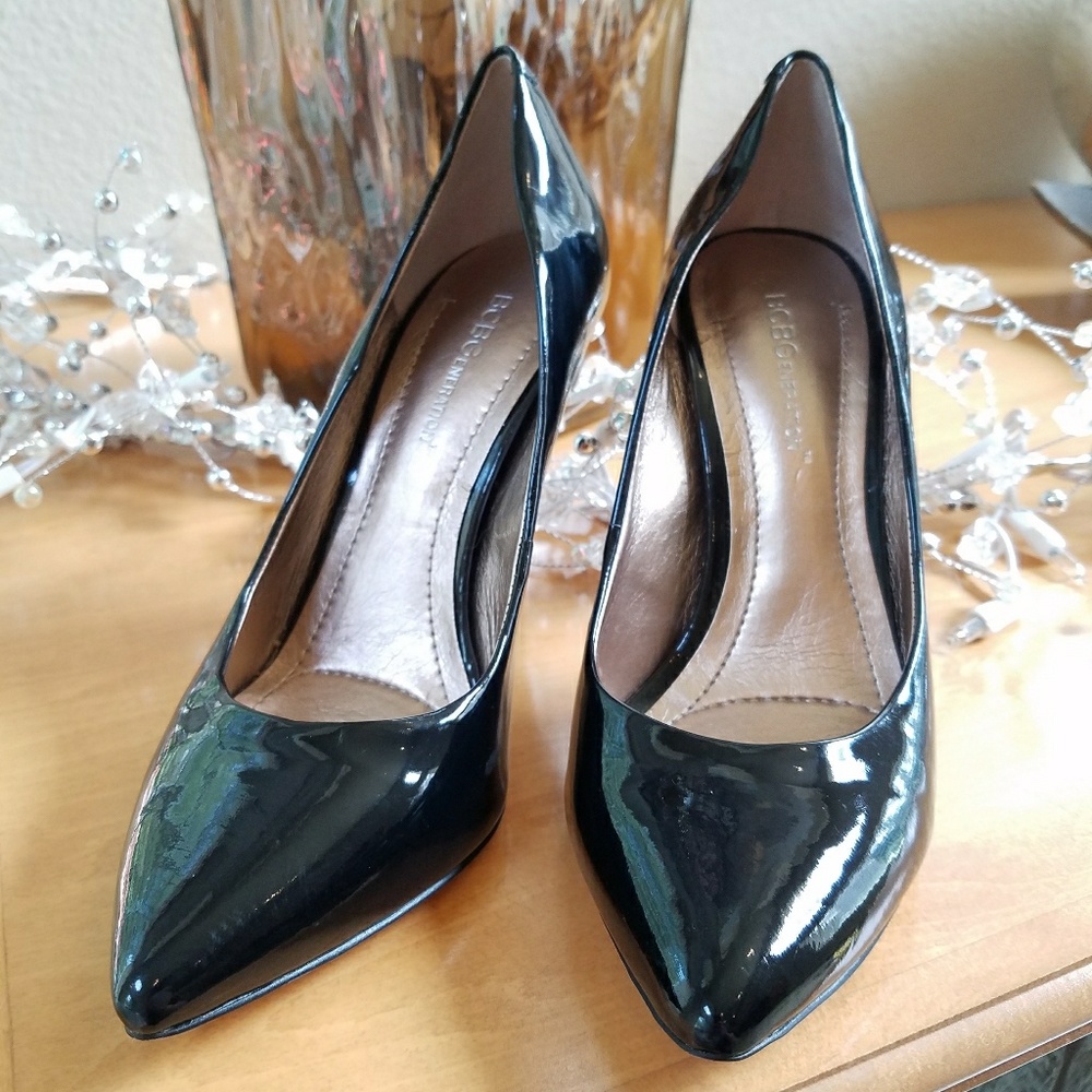 SOLD.......BCBGeneration Black Patent Cielo Heels - Picture 5 of 5