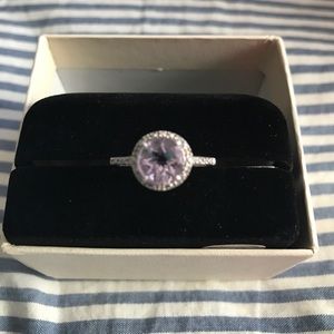 Kay Jewelers ring Amethyst and diamond