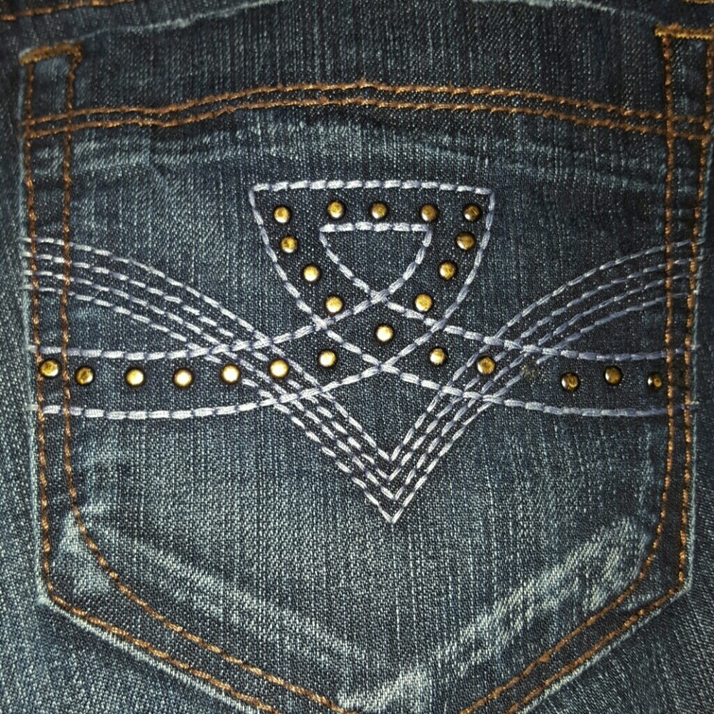 DKNY Embellished pocket jeans