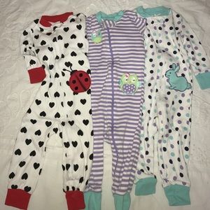 Little me pj onesie bundle