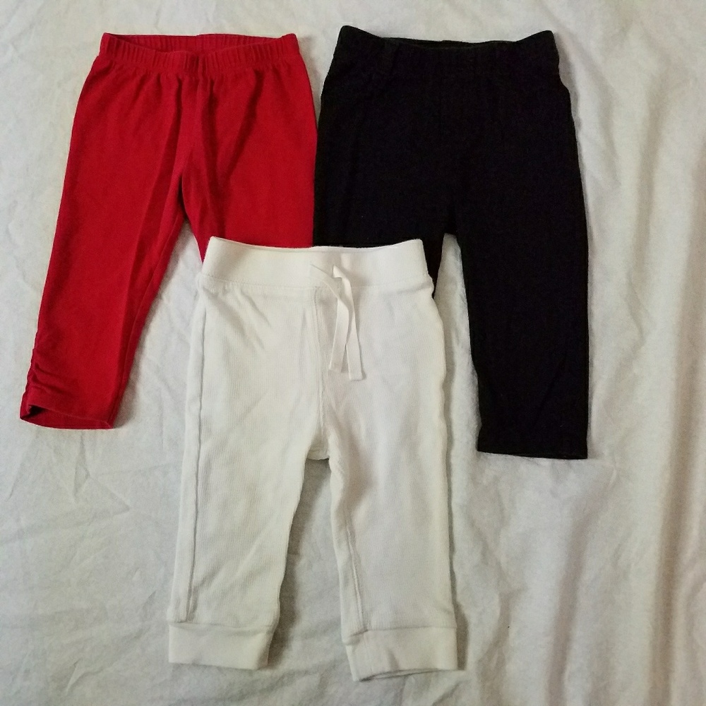 Bundle of 3 leggings & pants | 6-12 months