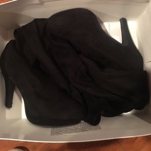 Suede over the knee boots