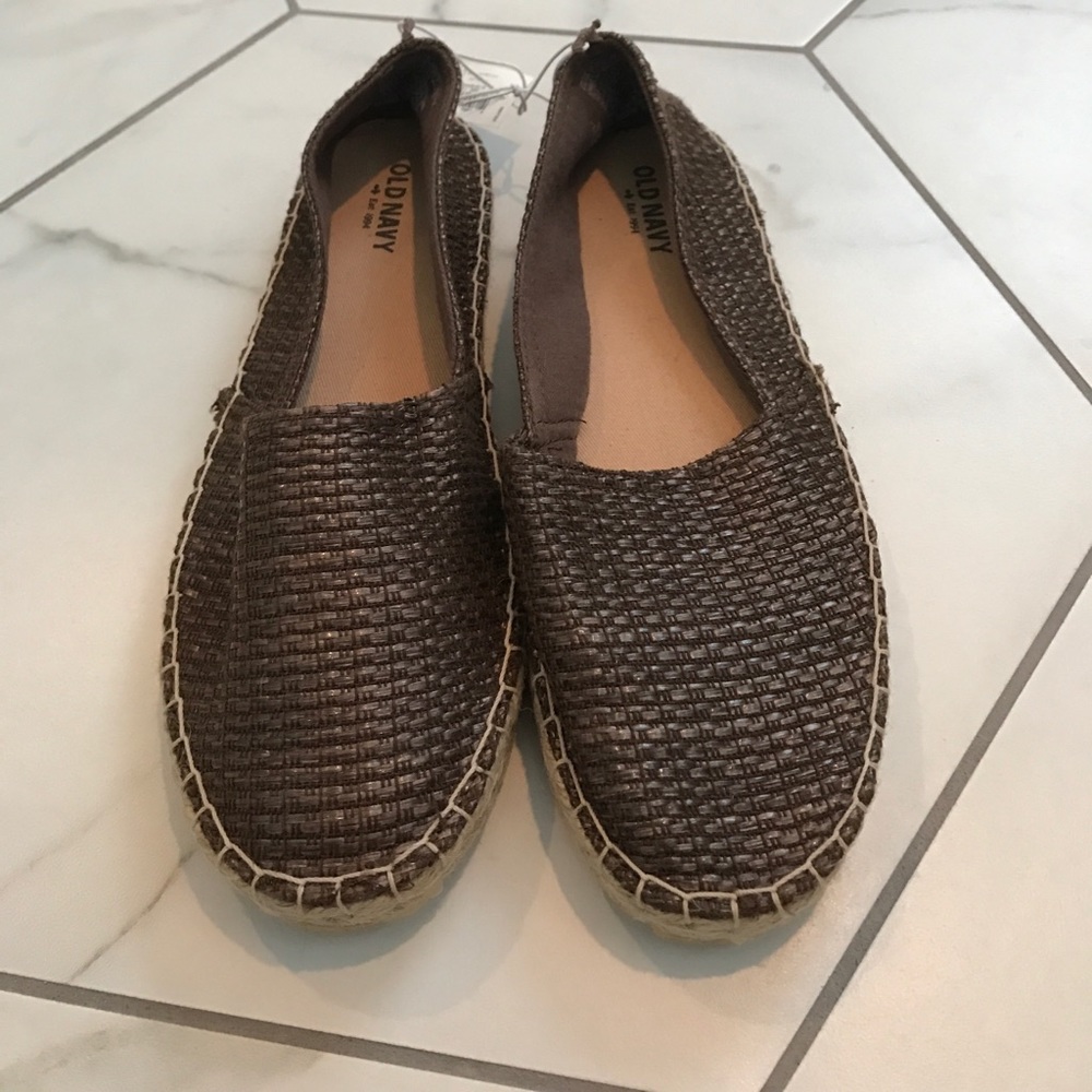 {Old Navy} brown espadrilles