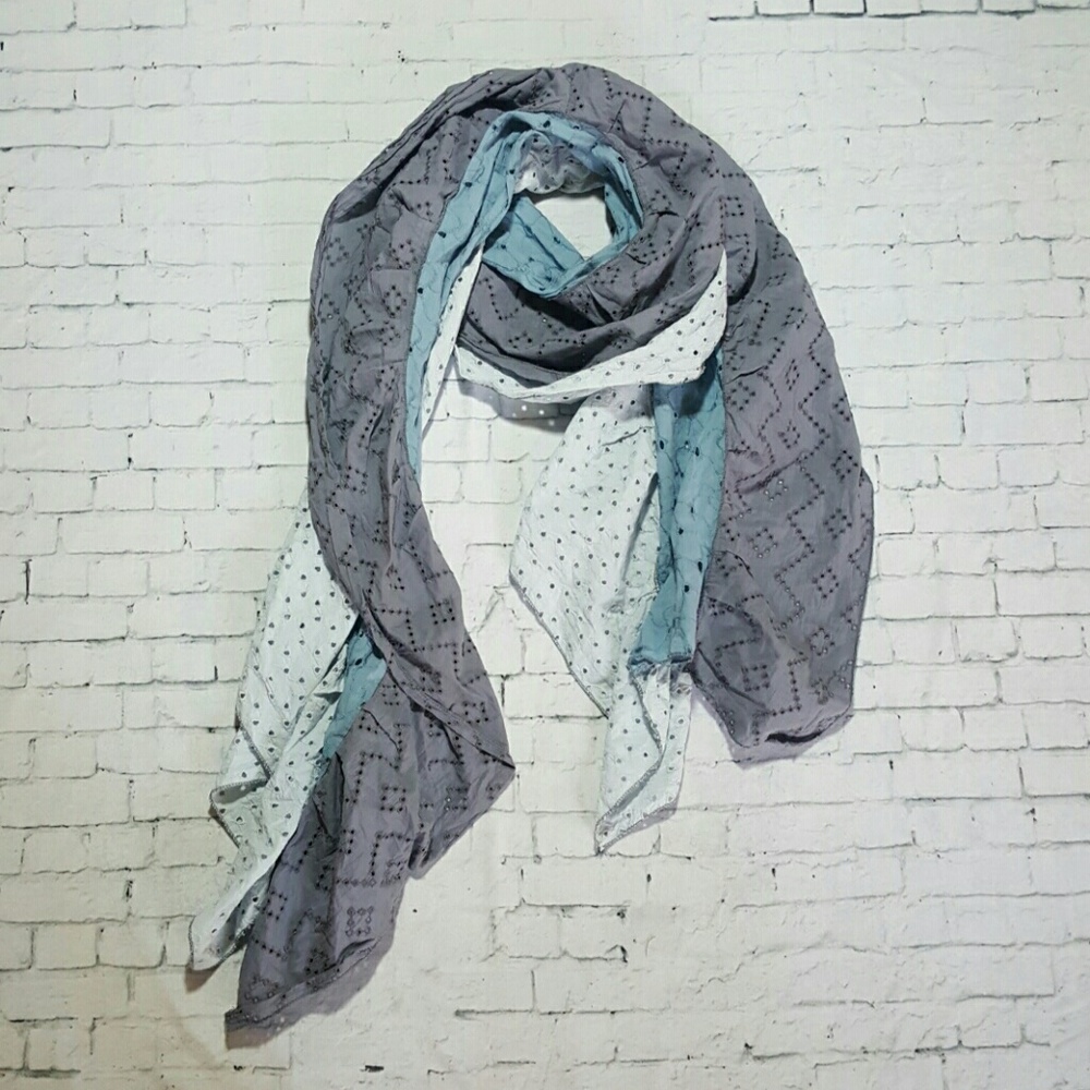 Anthropologie Eyelet Scarf
