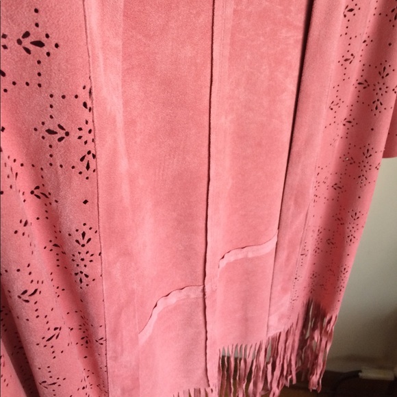 Ruby Rd Faux Suede Kimono - Picture 6 of 7