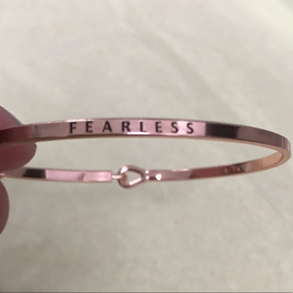 Motivational Bracelet!!! FEARLESS