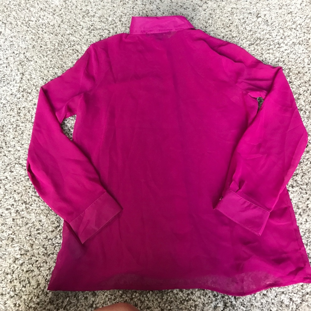 Pink Chiffon Top - Picture 2 of 2