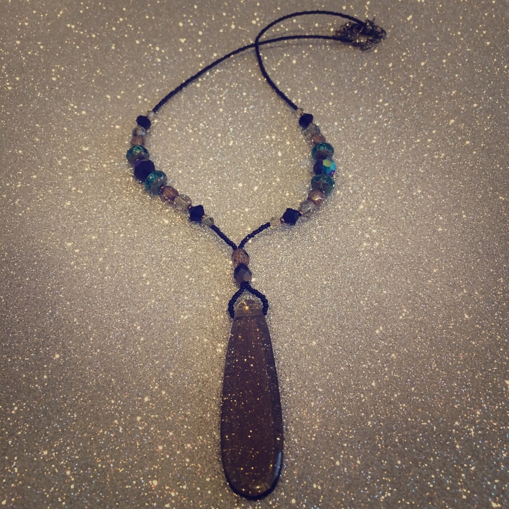 Czech and Swarovski Beaded Necklace