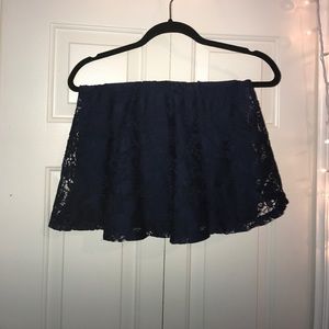 Navy blue skirt