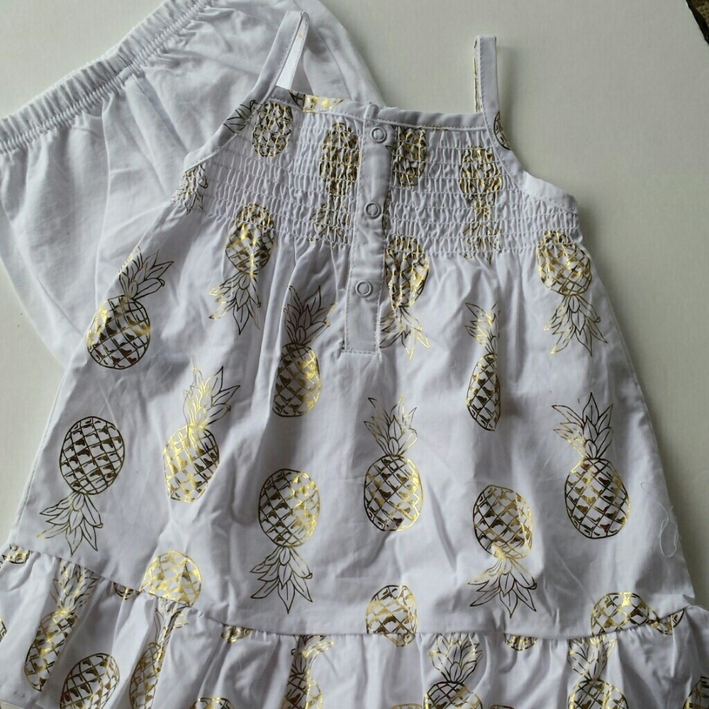 šGIRLS PINEAPPLE SUN DRESS - Picture 2 of 4