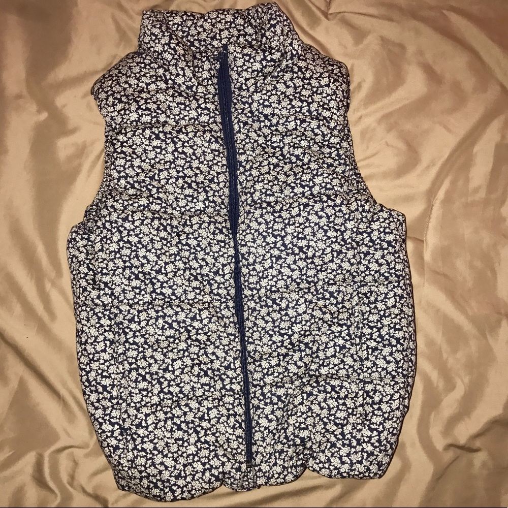 Princess Vera Wang Floral Print Vest Size M