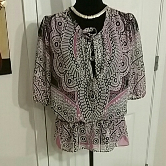 SOLD 2 BLOUSES / SIZE M - Picture 3 of 4