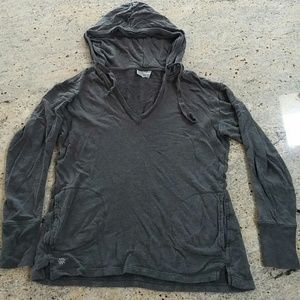 Athleta dark gray sweatshirt. Hoodie, thumbholes